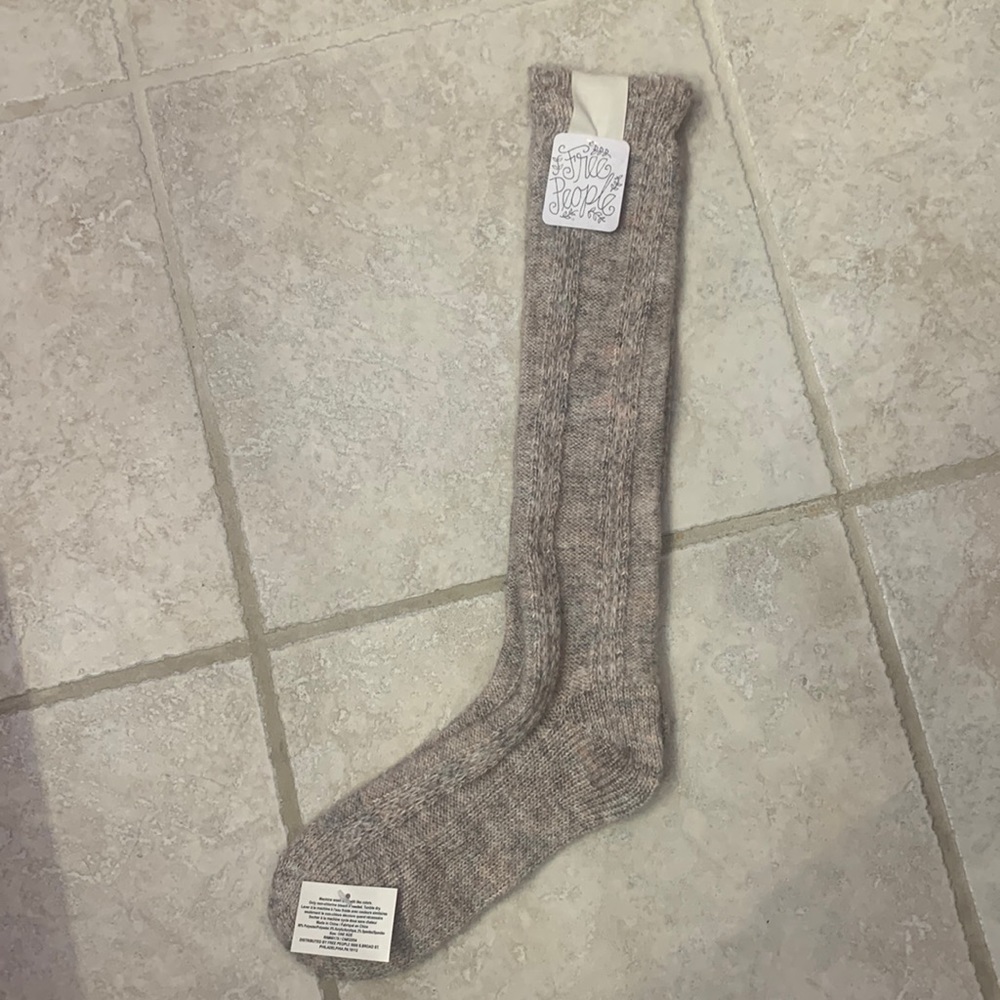 FREE PEOPLE knee high socks